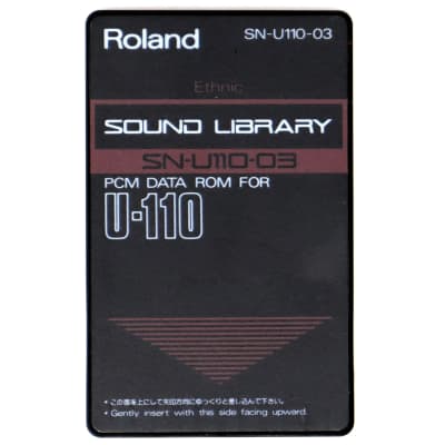 Roland SN-U110-11 PCM Data ROM Sound Library Card Sound Effects | Reverb