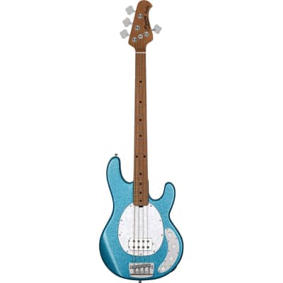 STERLING BY MUSIC MAN - RAY34-BSK-M2 - Basse électrique Ray34 Blue Sparkle for sale