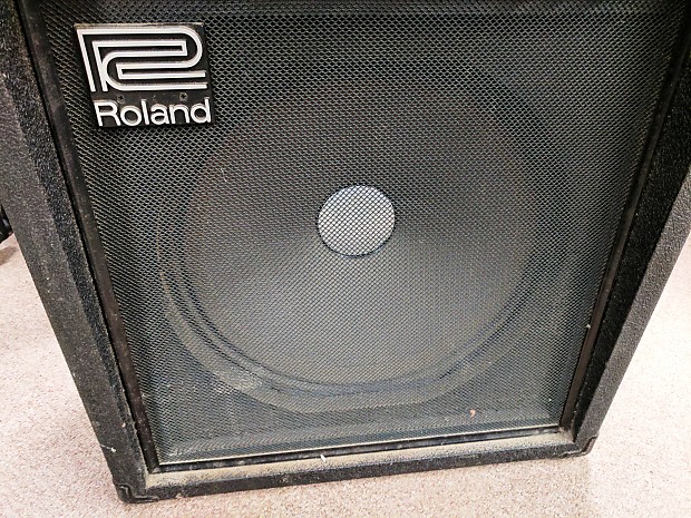 Vintage Roland Super Cube 60 Silver Tolex 1x12 Combo amp