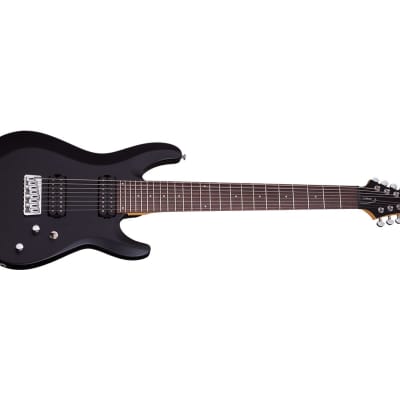 Schecter C-8 Deluxe 8-String Electric Guitar - Satin Black - B-Stock image 7