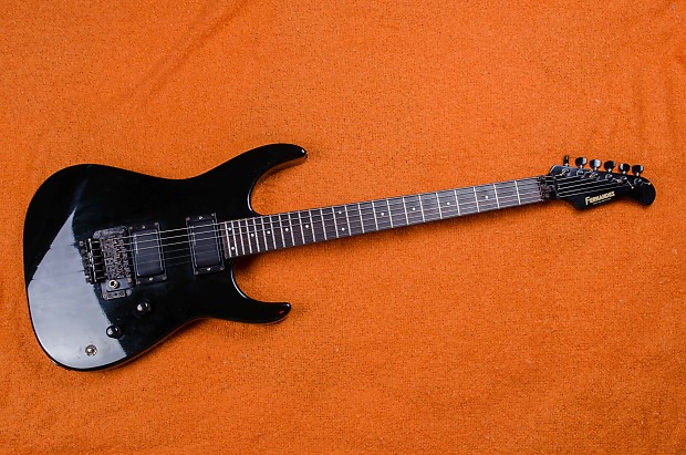 Fernandes FR120 Black. Neck-thru mode | Reverb