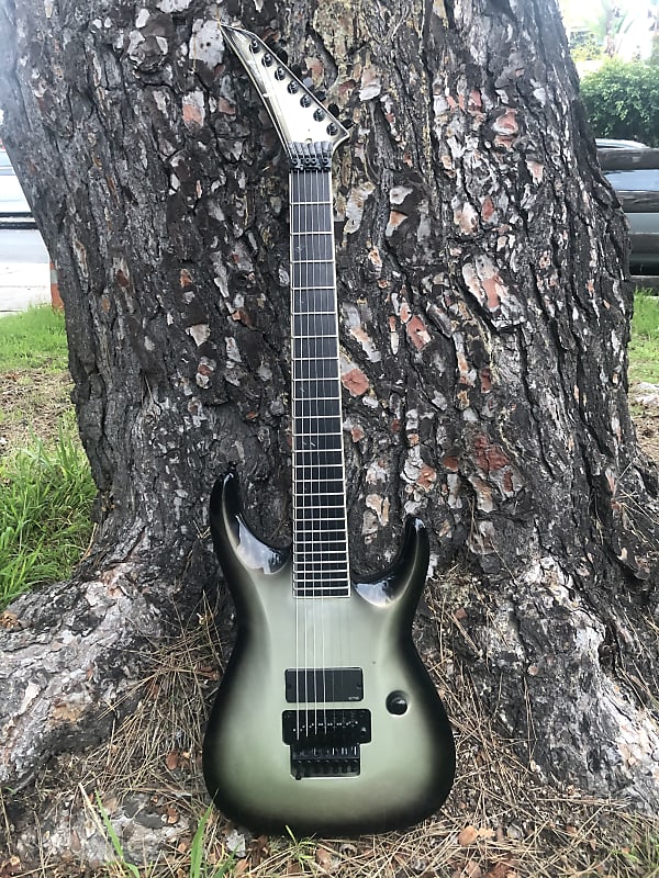 Jackson Customshop 7 String Soloist 2009 Mako Silver Burst