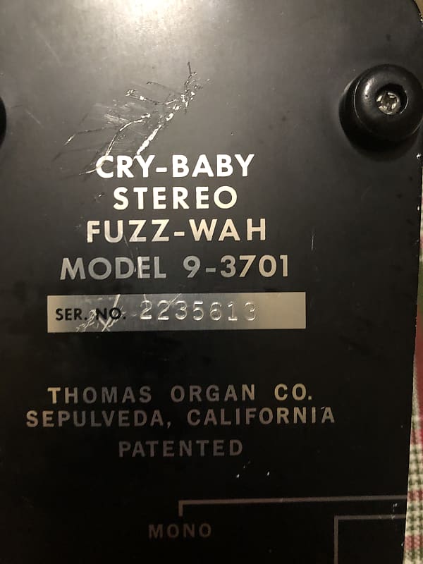 ギター Thomas Stereo Fuzz Wah Model 9-3703 70s Thomas Stereo Fuzz Wah 9-3703 70s Used, Good Condition