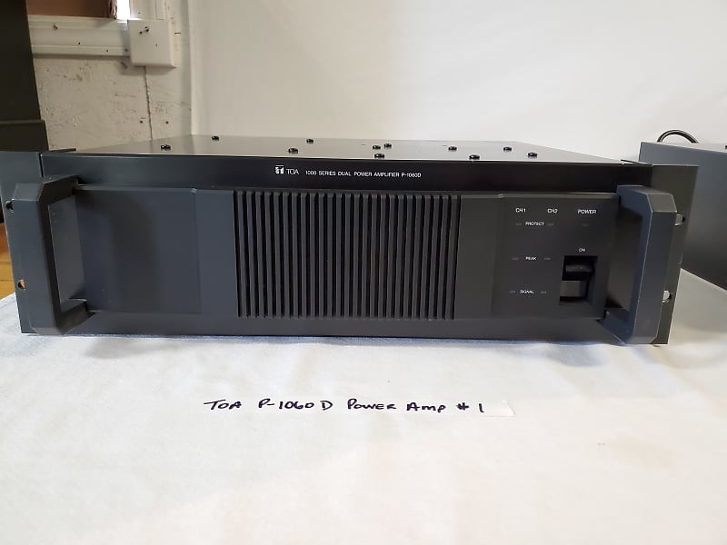 TOA P-1060D Dual Channel Power Amplifier - Unit #1 - Great Used