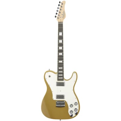 Schecter PT Fastback Electric Guitar, Gold, Blemished image 2