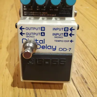 Boss DD-7 Digital Delay with box and FS-5U footswitch | Reverb