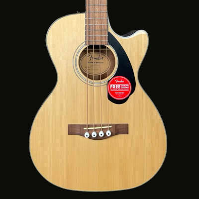 Fender CB-60SCE Classic Design Acoustic Bass in Natural image 1