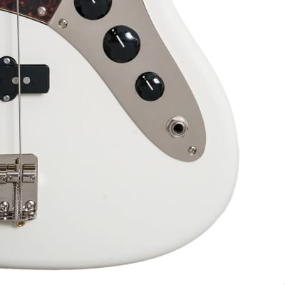K-Line Junction Bass Olympic White w/Matching Headstock image 10