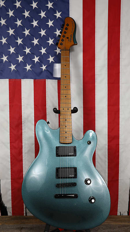 Squier Contemporary Active Starcaster - Gunmetal Metallic image 1