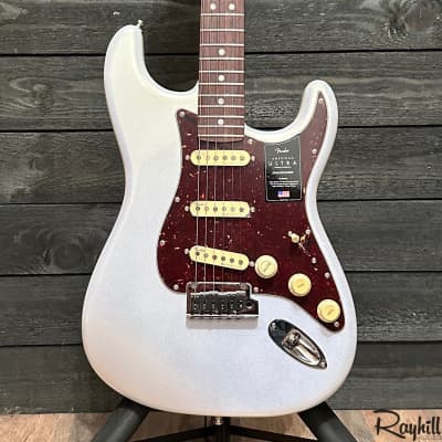 Fender American Ultra Stratocaster USA Electric Guitar Arctic Pearl for sale
