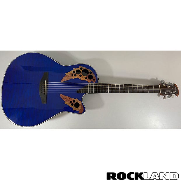 Ovation Celebrity Elite Exotic CE44P-8TQ Mid Depth Caribbean