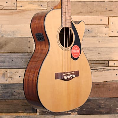 Fender CB-60SCE Acoustic-Electric Bass (2021, Natural) image 3