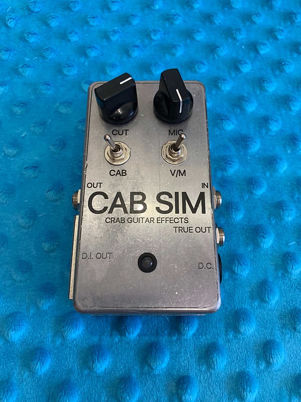 Custom Crab Pedals Cabsim DI simulator DI box line Reverb