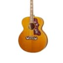Epiphone J-200 All Solid Wood Fishman Sonitone - Aged Natural Antique Gloss