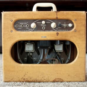 Vintage National Tremo-Tone Model 1224 1955 Tweed Valco image 3