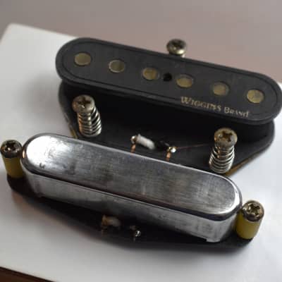 Wiggins Brand,  Aged Telecaster hand wound pickup set, Traditional's, Vintage wound, alnico 5 image 1