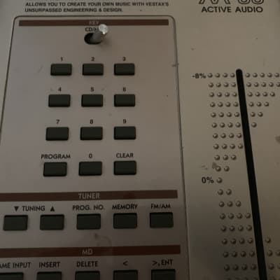Vestax AA-88 1997 Silver with Mahogany Trim | Reverb