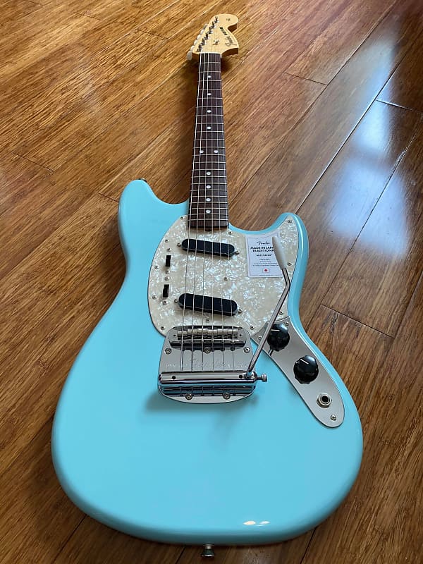 Scarce Fender Japan Traditional 60s Mustang Daphne Blue 2020