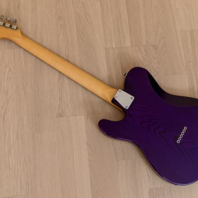 1990s ESP Vintage Plus T-Style Electric Guitar Trans Purple w/ USA Seymour Duncan Pickups, Japan image 12