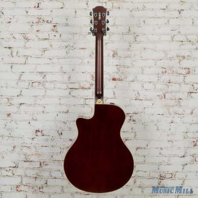Yamaha APX600FM-AM Acoustic/Electric Guitar Flamed Maple Natural image 9