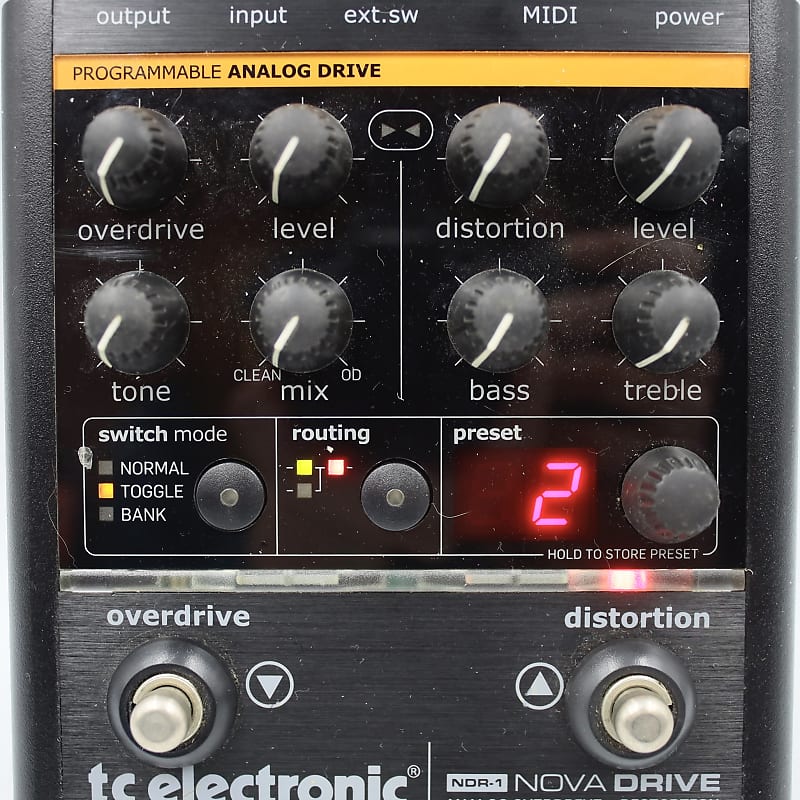 廃盤 美品 TC electronic NDR-1 Nova Drive TC Electronic Nova Drive NDR-1 | Reverb