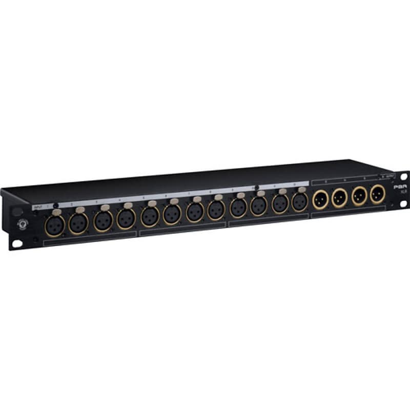 Black Lion Audio PBR XLR 16-Point Gold-Plated XLR Patchbay image 1