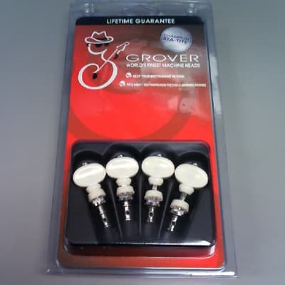 Grover Champion Ukulele Pegs White 3W for sale
