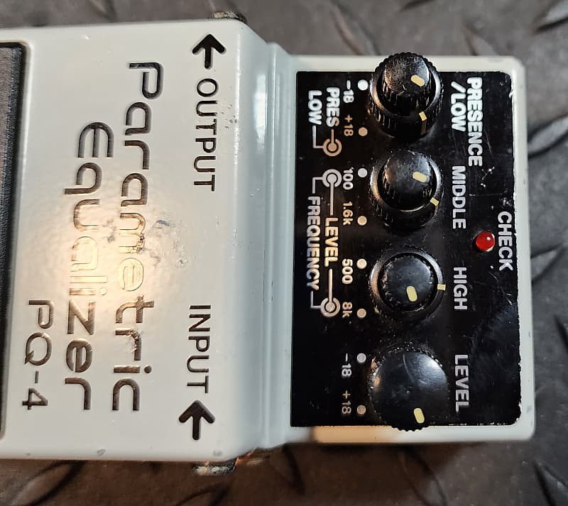 絶版　BOSS PQ-4 parametric equalizer Boss PQ-4 Parametric Equalizer - Pedal on ModularGrid