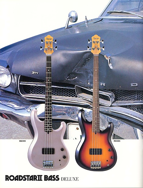 Super Rare 1983 Ibanez Roadstar II Deluxe Series Sunburst RB840 Fretless Bass