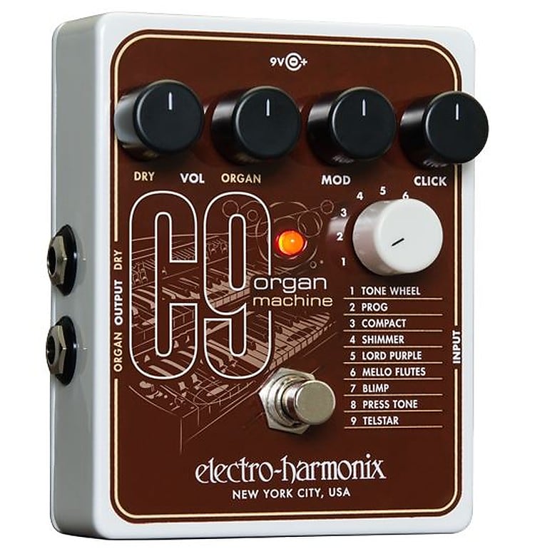 EHX Electro-Harmonix C9 Organ Machine Guitar Effects Pedal image 1