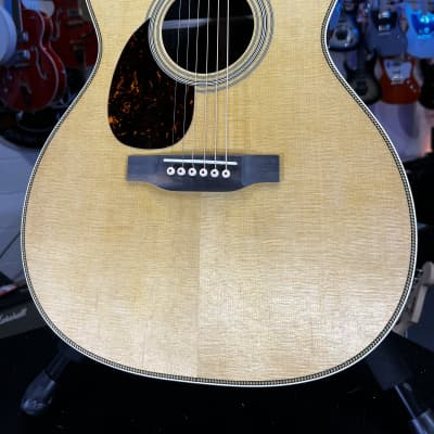 Martin OM-28 Left Handed Acoustic Guitar - Natural with Rosewood Authorized Dealer! 779 GET PLEK’D! image 2
