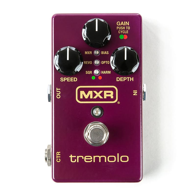 Dunlop MXR M305 Tremolo Guitar Effects Pedal w/ 6 Selectable Tremolo Waveforms image 1