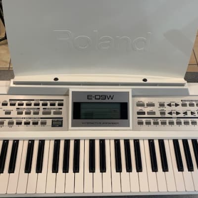 Roland Clavier E-09 61 Notes Interactive Arranger Blanc