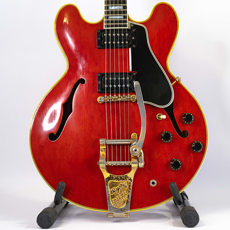 1960 Gibson ES-355 TD Cherry Mono w/ Factory Bigsby, Period-Correct HSC