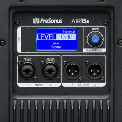 PreSonus AIR18s 18-Inch 1200W Active Sound-Reinforcement Subwoofer (Black) image 6