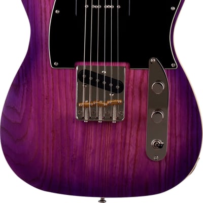 Schecter PT Special Electric Guitar, Purple Burst image 1