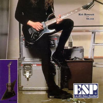 Super Rare - ESP “Zorlac” MM250 Kirk Hammett KH2 image 12