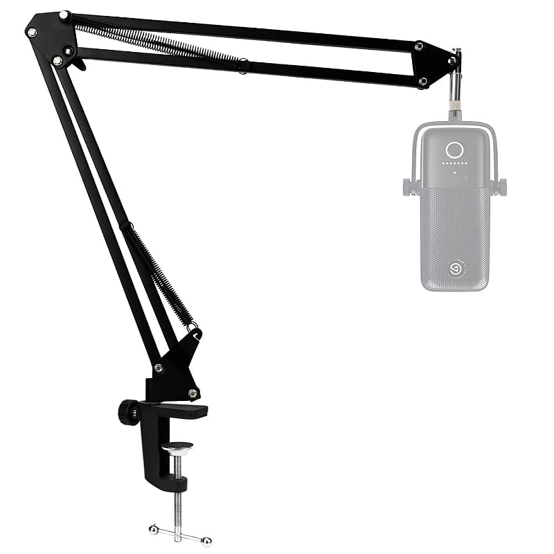 Mic Boom Arm Compatible with Elgato Wave:3 Microphone, Professional Adjustable Scissor Microphone Stand Wave3 by YOUSHARES