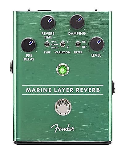 Fender Marine Layer Reverb Guitar Effects Pedal w/ Hall, Room and Shimmer Types image 1
