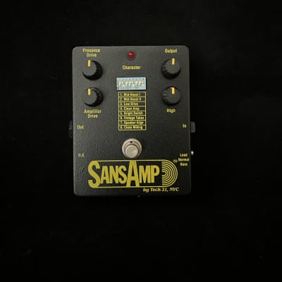SANSAMP tech21 オリジナル NEW) TECH21 SansAmp BASS DRIVER DI Ver.2 Effector for Bases Direct