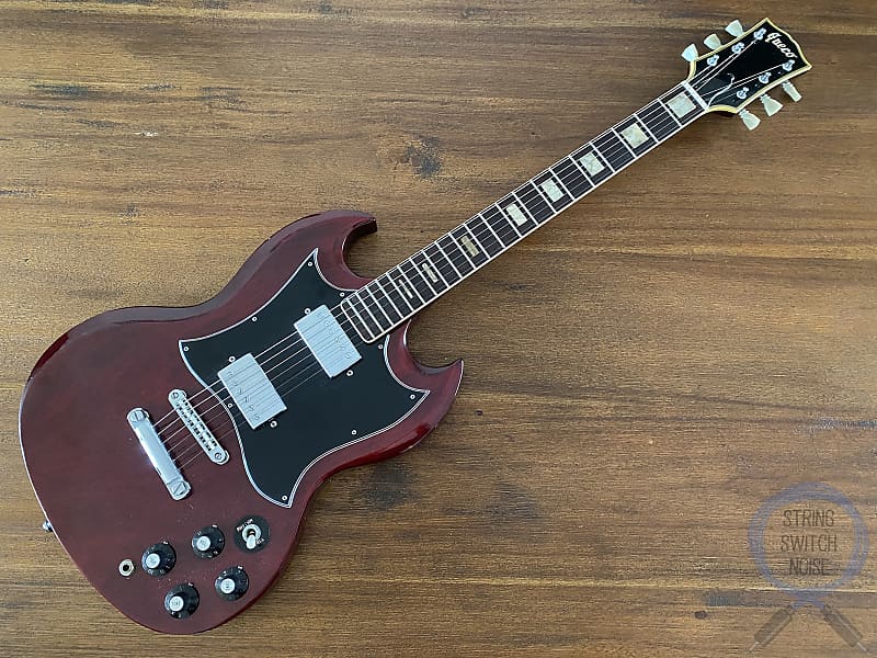Greco SG, Cherry Red, 1973, Vintage Guitar, Original Hard Greco SG, Cherry Red, 1973, Vintage Guitar, Original Hard