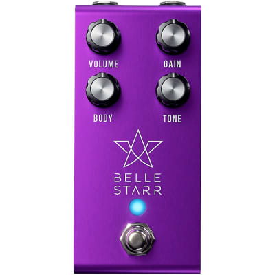 Jackson Audio Belle Starr Professional Overdrive Limited-Edition Effects Pedal Purple for sale