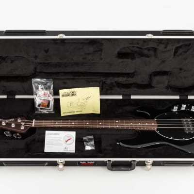 Music Man USA Stingray 4 BK - Black - Rosewood Neck Limited