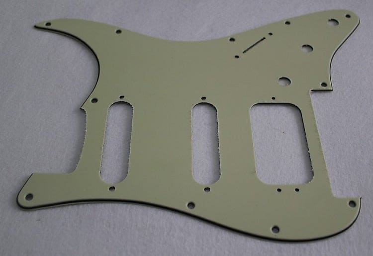 Mint Green Strat Pickguard,Fits Fender Floyd Rose HSS | Reverb