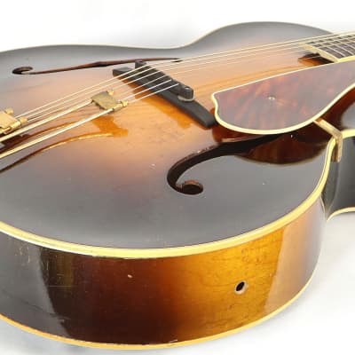 1943 Epiphone Broadway Sunburst Archtop Acoustic Guitar w/ OHSC Stunning! image 3