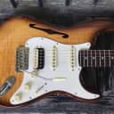 Fender Rarities Limited Edition Thinline Stratocaster (HSS w/ Rosewood Neck) Violin Burst