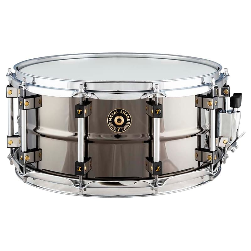 Tamburo Black Nickel Steel Snare Drum 14x6.5 imagen 1