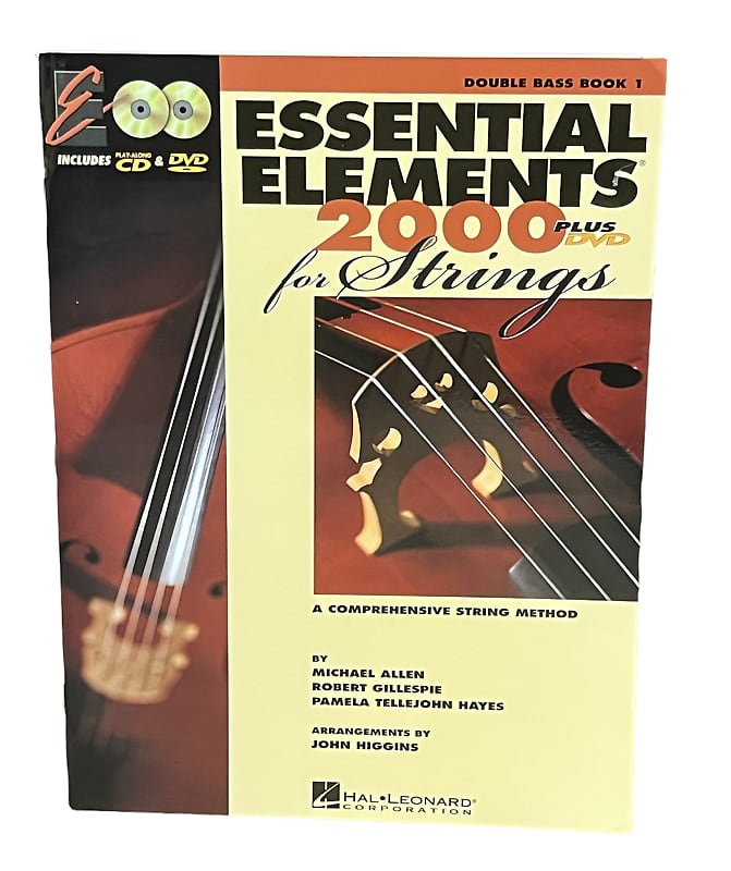 Essential Elements For Strings – Book 1 Double Bass With Play-Along CD and DVD image 1
