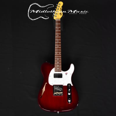 G&L Tribute ASAT Classic Bluesboy Sunburst Semi Hollow Body Electric Guitar