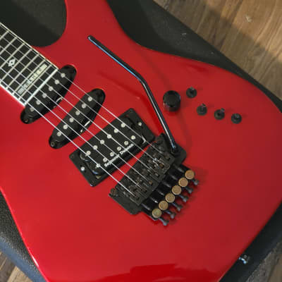 Kramer American Stagemaster Custom Electric Guitar 1980s Candy Red W/OHSC image 5